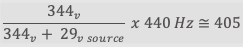 Doppler formula low