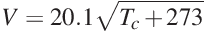 accurate formula for speed of sound