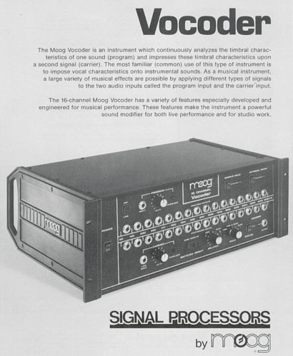 Moog vocoder